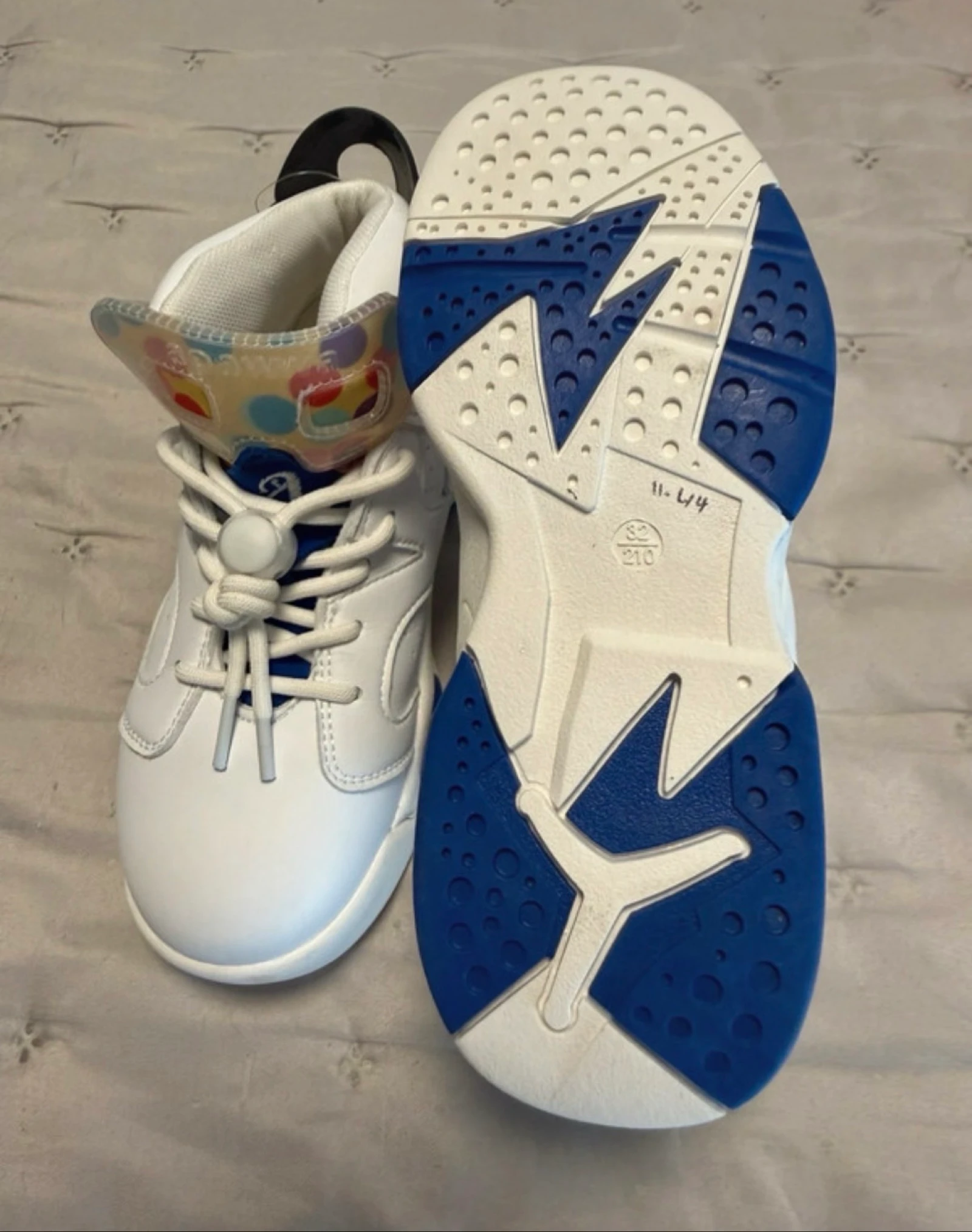 Sneakers / High-top shoes for boys/girls white and blue | Size 32 (21 cm) – photo 5